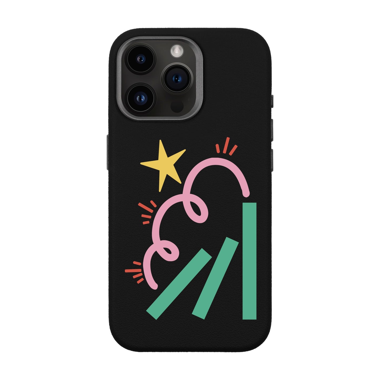 DOMINO-iPhone 14 Pro Max Leather Premium Kılıf MagSafe Özellikli