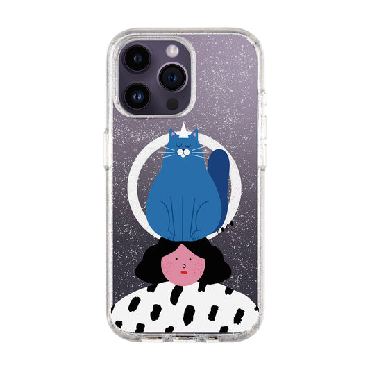 NAUGHTY CAT-iPhone 14 Pro Max Shiny Kılıf MagSafe Özellikli