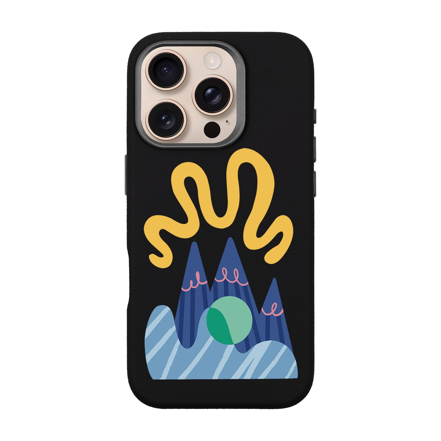 MOUNTAIN-iPhone 16 Pro Leather Premium Kılıf MagSafe Özellikli