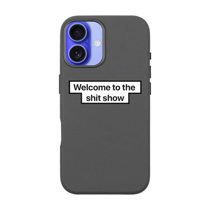 WELCOME-iPhone 16 Plus Leather Premium Kılıf MagSafe Özellikli