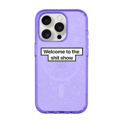 WELCOME-iPhone 15 Pro Shiny Kılıf MagSafe Özellikli