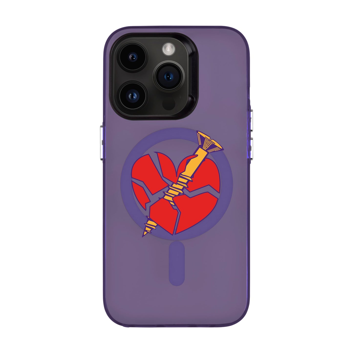 BROKEN HEART-iPhone 14 Pro Hold Kılıf MagSafe Özellikli