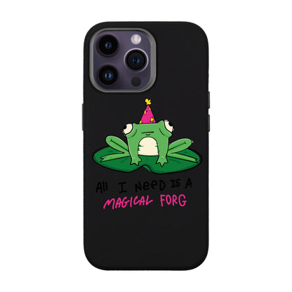FORG-iPhone 14 Pro Max Leather Premium Kılıf MagSafe Özellikli
