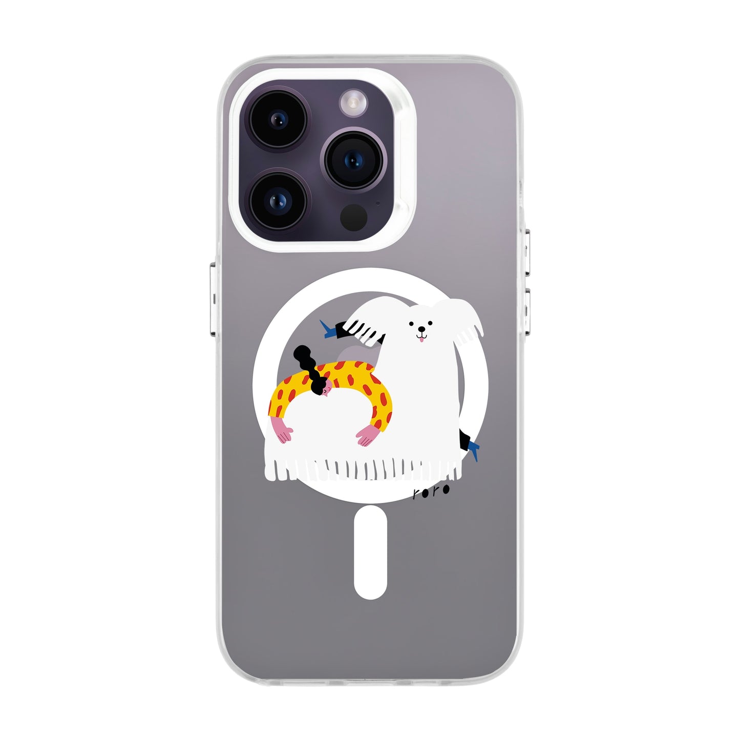 FANCY DOG-iPhone 14 Pro Hold Kılıf MagSafe Özellikli
