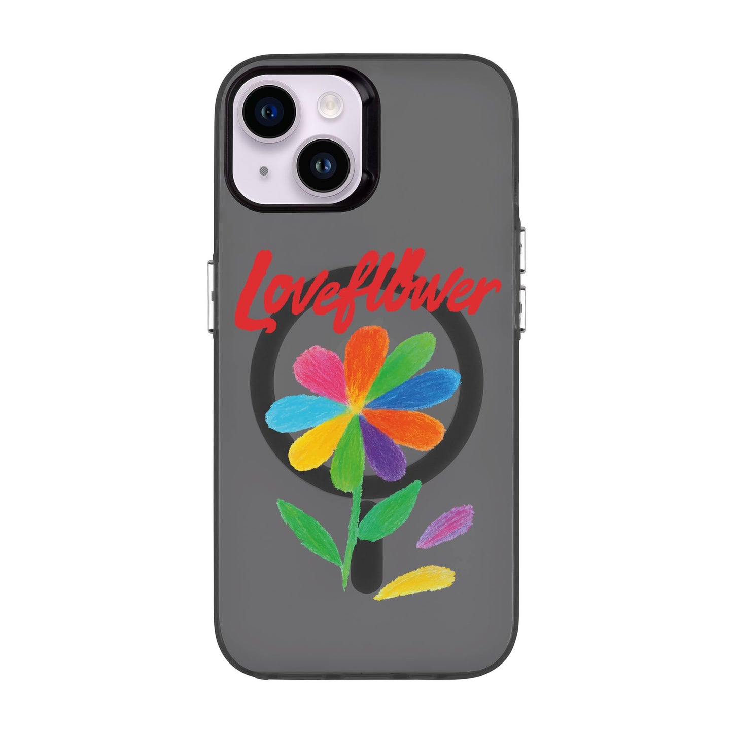 LOVE FLOWER-iPhone 14 Hold Kılıf MagSafe Özellikli