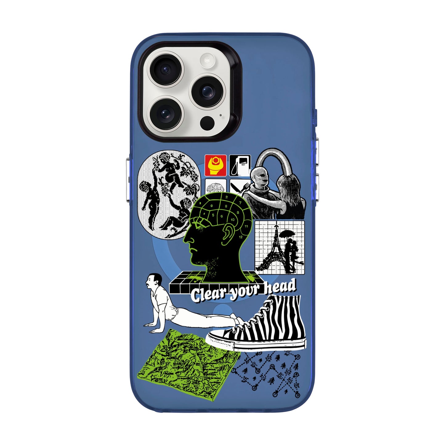 CLEAR YOUR HEAD-Hold Kılıf MagSafe Özellikli - iPhone 15 Pro Max