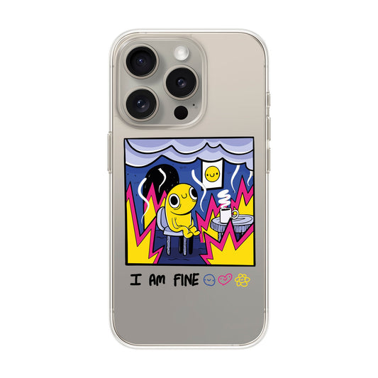 I AM FINE-iPhone 15 Pro Solid Kılıf