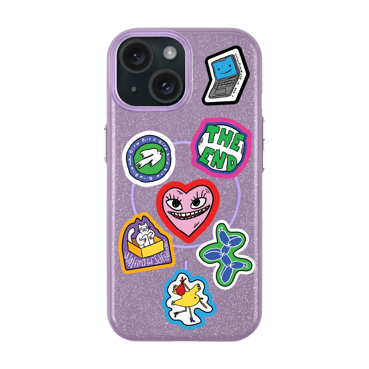 TŌTEN STICKERZ-Radiant Kılıf MagSafe Özellikli - iPhone 15