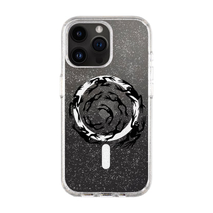 SWIRLING FROGS-iPhone 14 Pro Max Shiny Kılıf MagSafe Özellikli