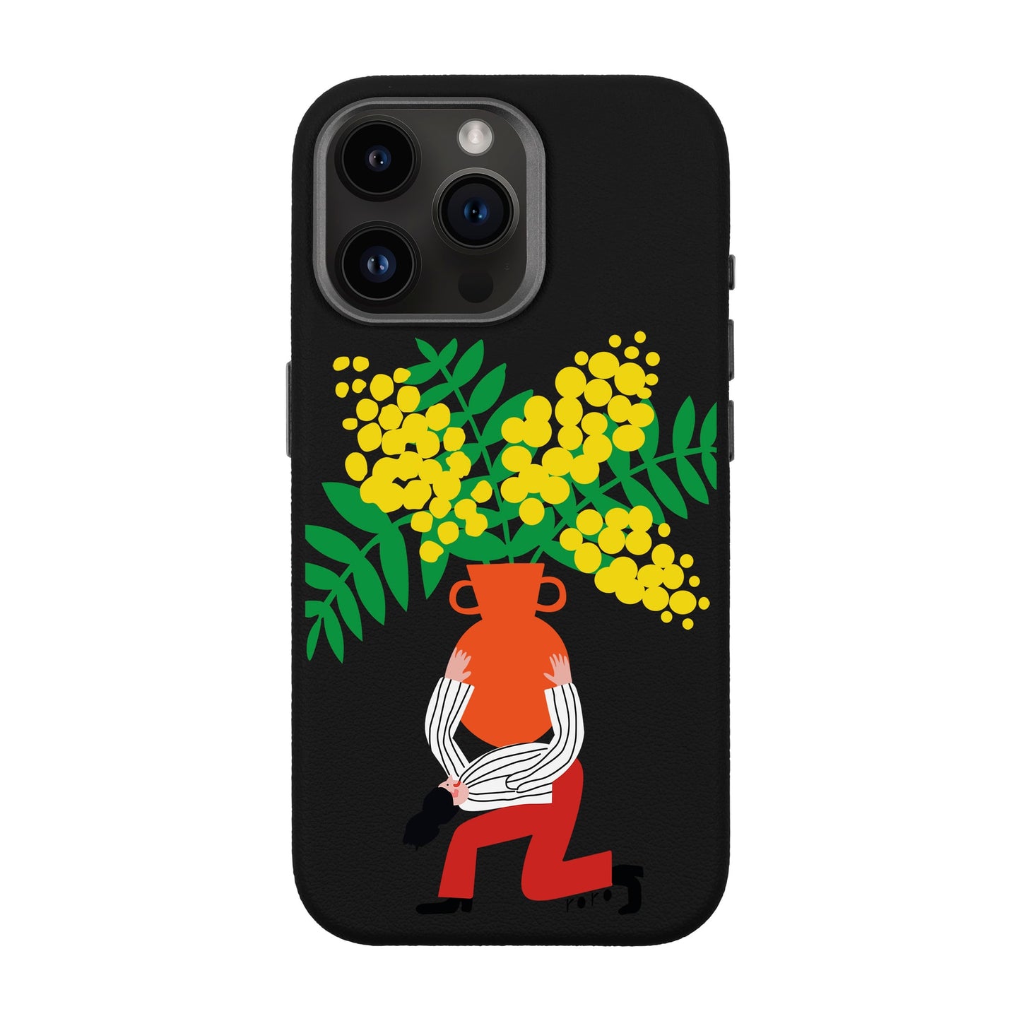VASE-iPhone 14 Pro Max Leather Premium Kılıf MagSafe Özellikli