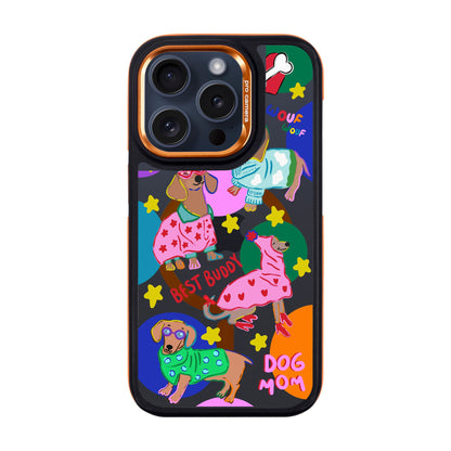 DOG MOM-iPhone 15 Pro Dark Kılıf MagSafe Özellikli