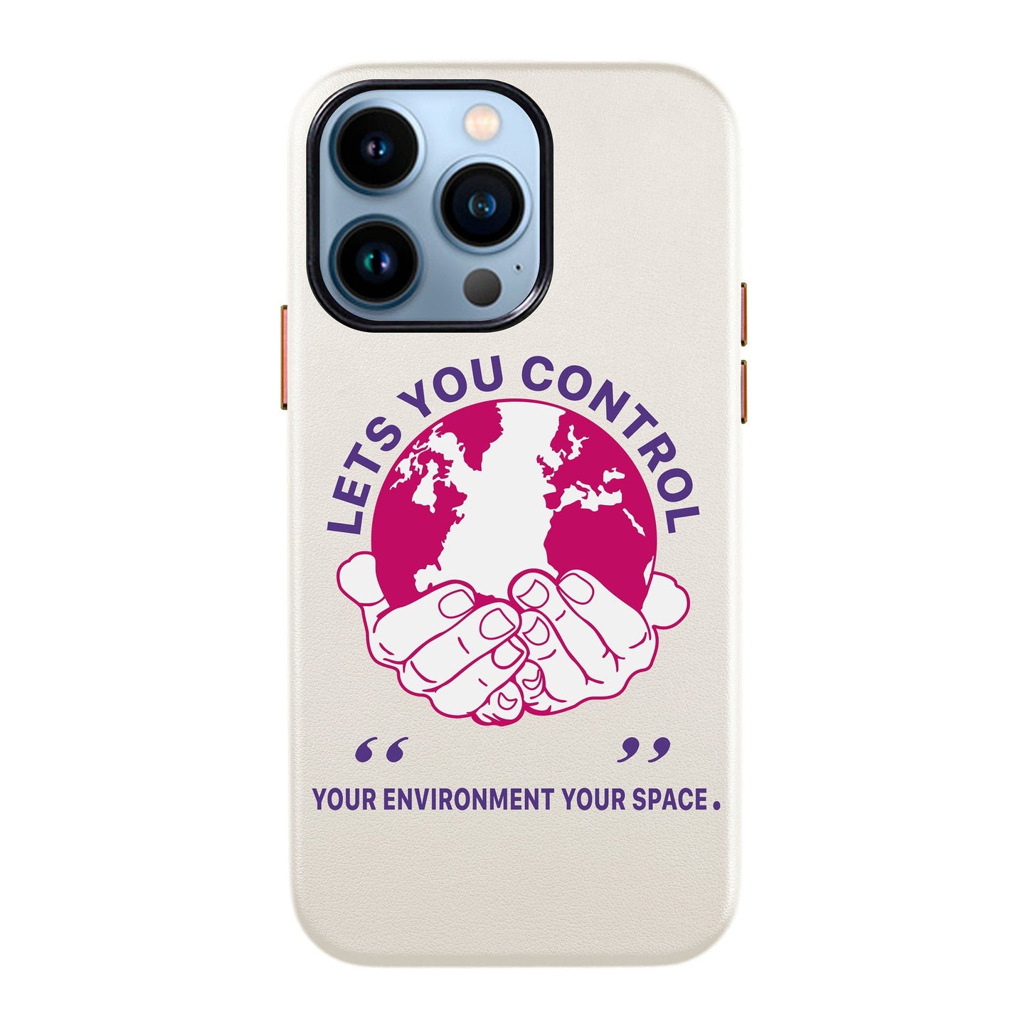 WORLD-iPhone 13 Pro Max Leather Kılıf