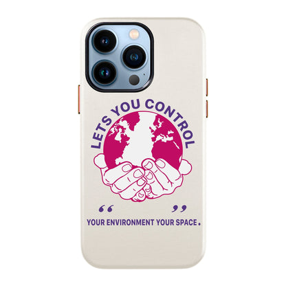 WORLD-iPhone 13 Pro Max Leather Kılıf