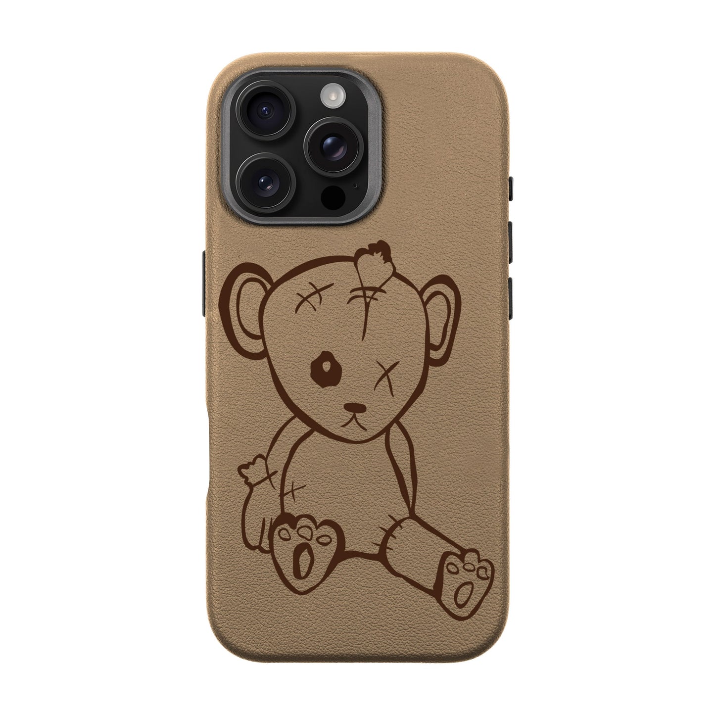 BABY BEAR-iPhone 16 Pro Max Leather Premium Kılıf MagSafe Özellikli