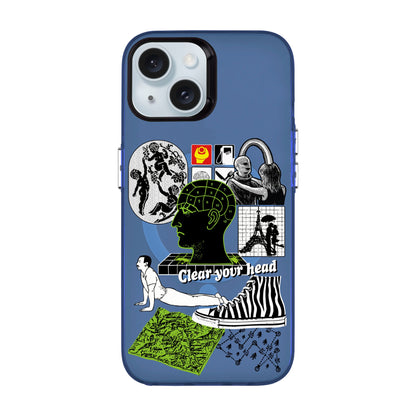CLEAR YOUR HEAD-iPhone 15 Hold Kılıf MagSafe Özellikli
