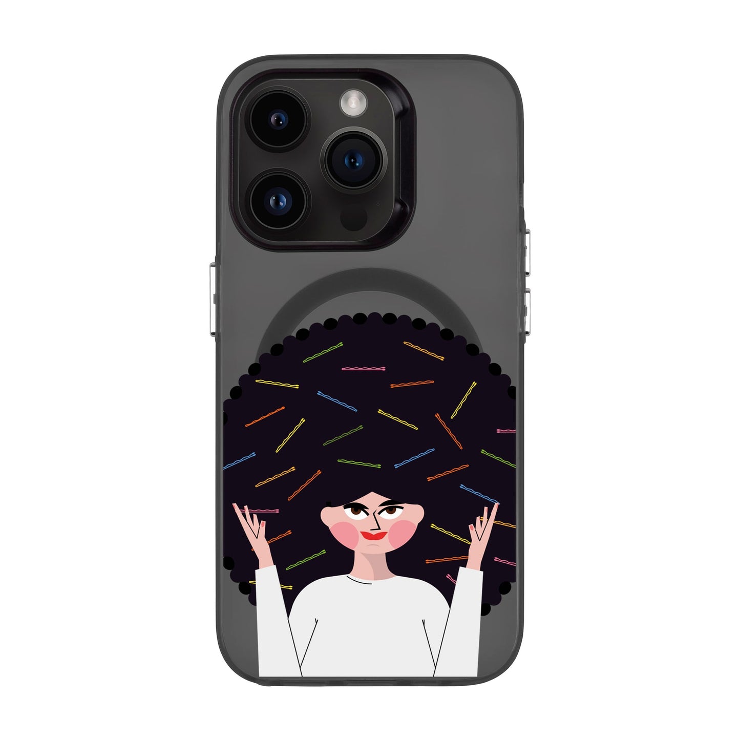 TANGLES OF HAPPINESS-Hold Kılıf MagSafe Özellikli - iPhone 14 Pro