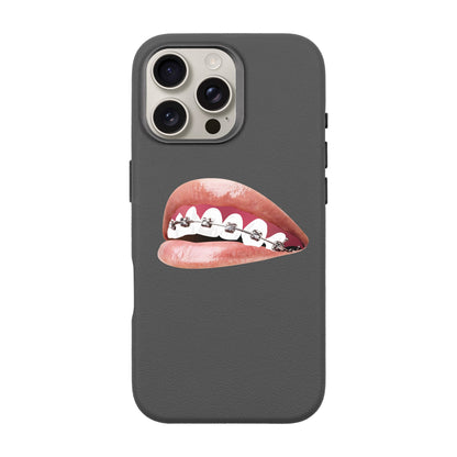 ORTHODONTIST-iPhone 16 Pro Max Leather Premium Kılıf MagSafe Özellikli