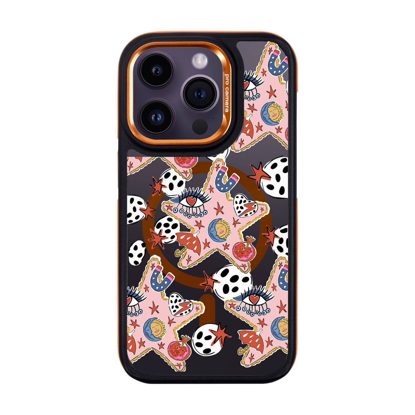 DURUSKO-iPhone 14 Pro Dark Kılıf MagSafe Özellikli