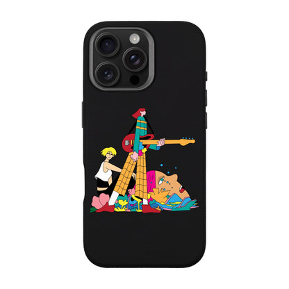 HER BAND-iPhone 16 Pro Max Leather Premium Kılıf MagSafe Özellikli
