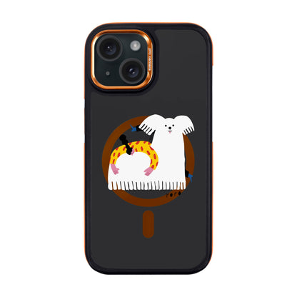 FANCY DOG-Dark Kılıf MagSafe Özellikli - iPhone 15