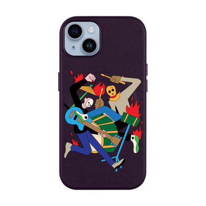 MONSTER MASH-iPhone 14 Plus Leather Kılıf MagSafe Özellikli