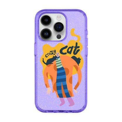 CRAZY CAT-iPhone 14 Pro Shiny Kılıf MagSafe Özellikli