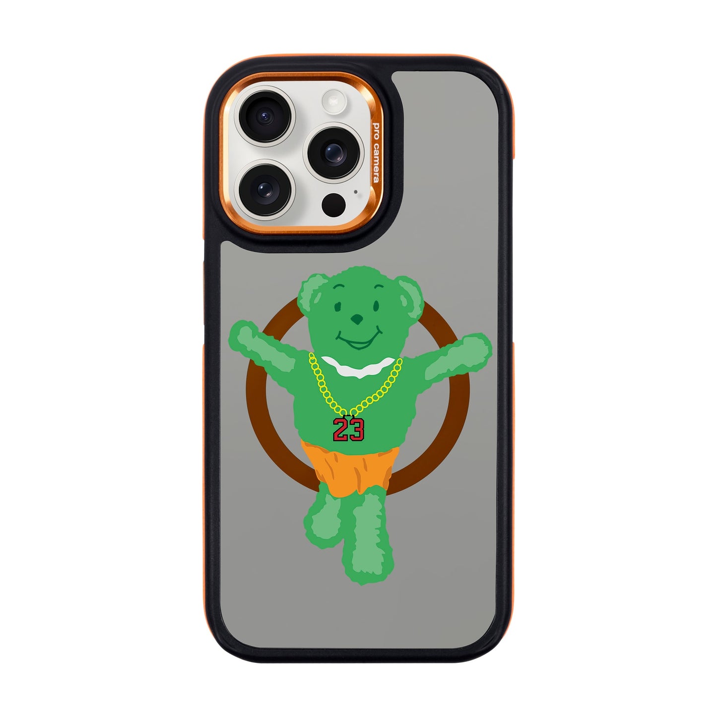 GREEN BEAR-iPhone 15 Pro Max Dark Kılıf MagSafe Özellikli