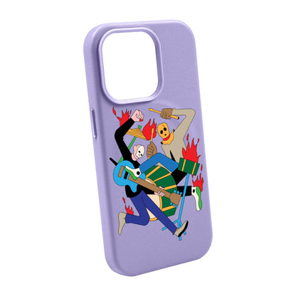 MONSTER MASH-iPhone 14 Pro Max Leather Kılıf MagSafe Özellikli