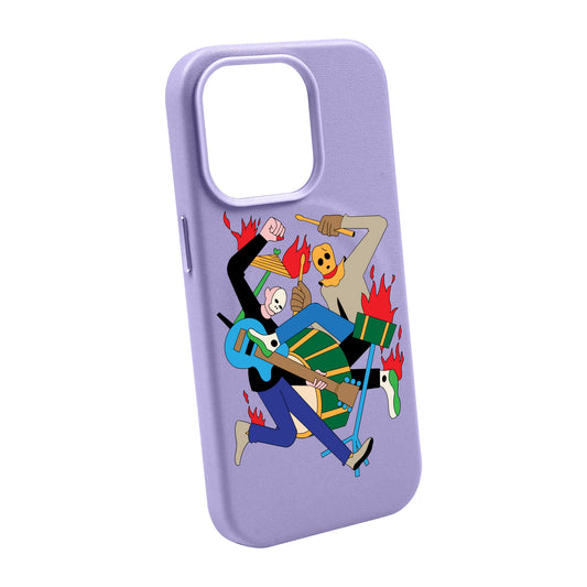 MONSTER MASH-iPhone 14 Pro Max Leather Kılıf MagSafe Özellikli