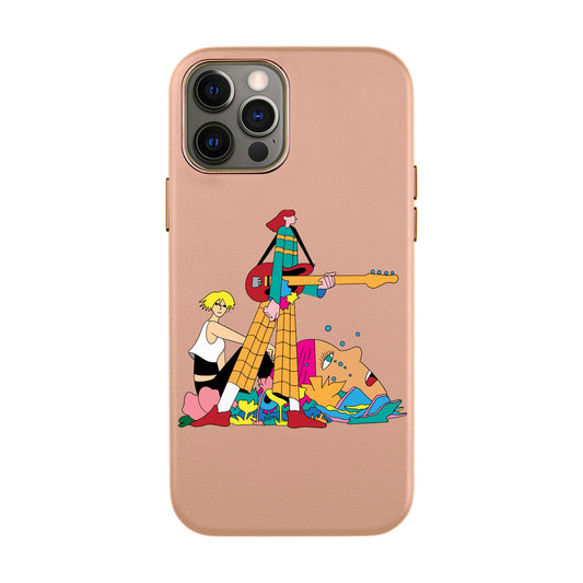 HER BAND-iPhone 12 Pro Max Leather Kılıf