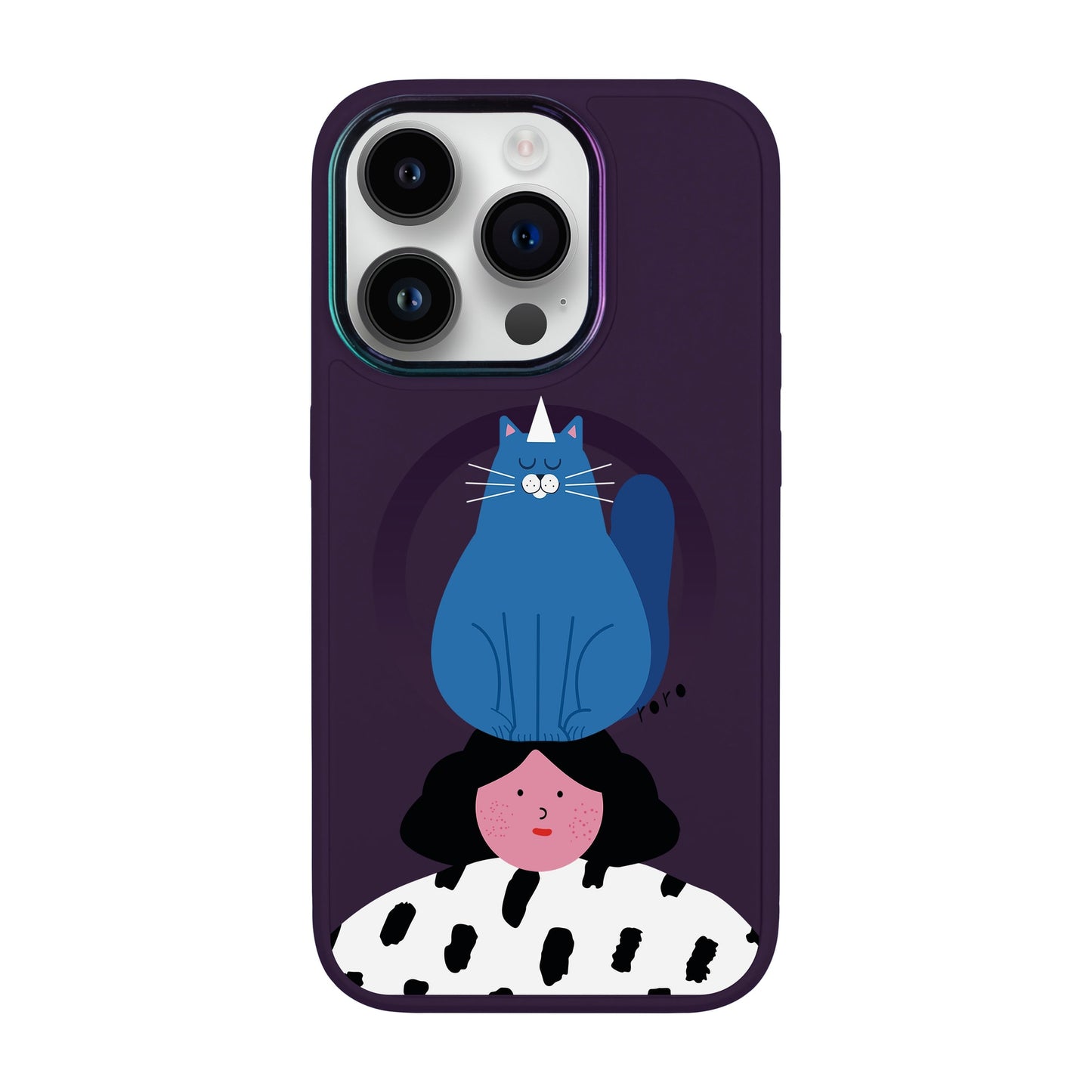 NAUGHTY CAT-Vigor Kılıf MagSafe Özellikli - iPhone 14 Pro