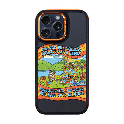 CHANGE THE WORLD-iPhone 15 Pro Max Dark Kılıf MagSafe Özellikli