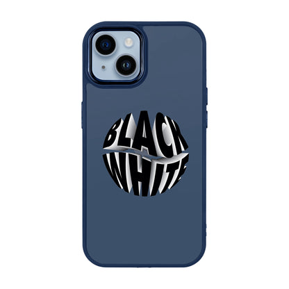 BLACK WHITE-iPhone 14 Plus Proof Kılıf
