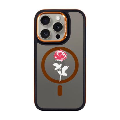 NATUREL ROSE-iPhone 15 Pro Dark Kılıf MagSafe Özellikli