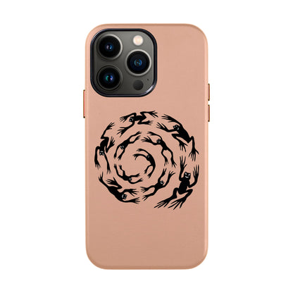 SWIRLING FROG-iPhone 13 Pro Leather Kılıf