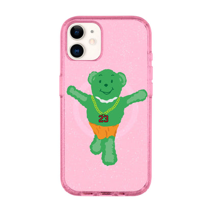 GREEN BEAR-Shiny Kılıf MagSafe Özellikli - iPhone 11