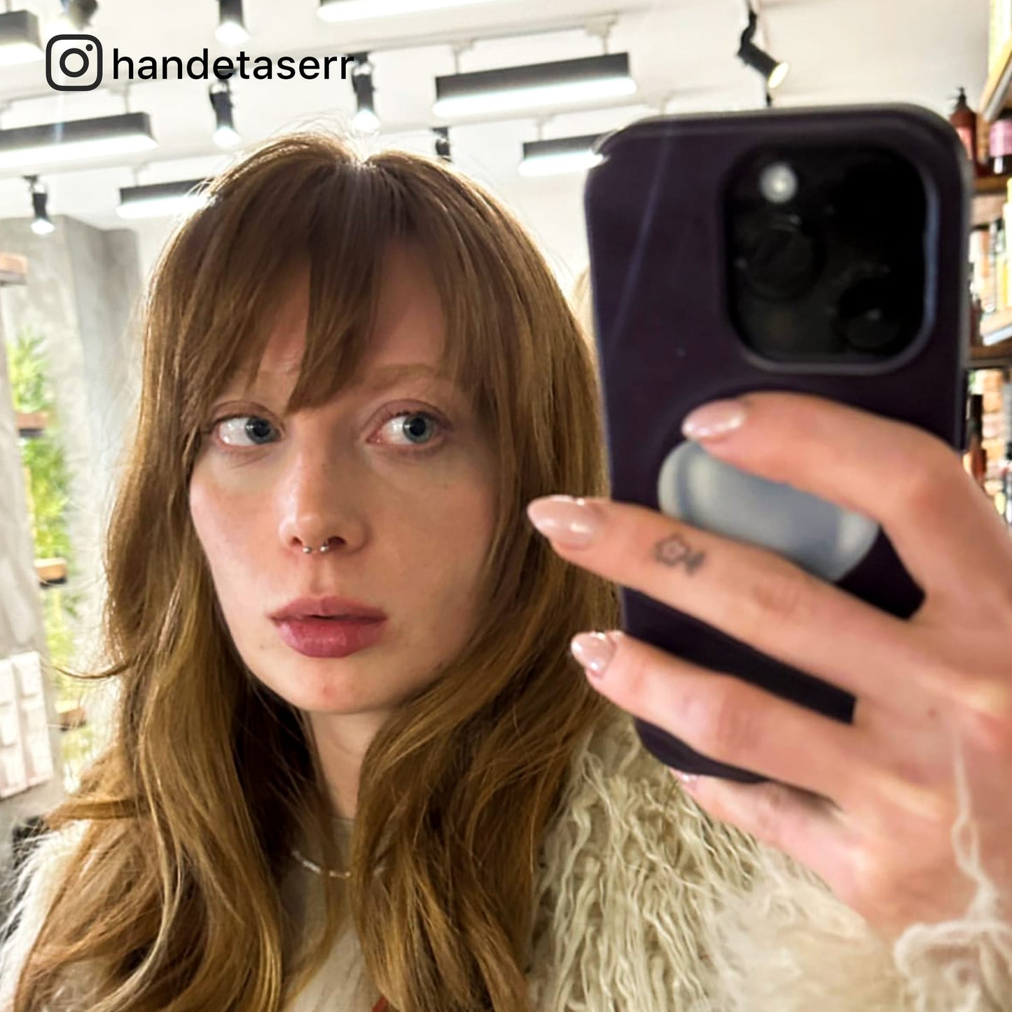 SILVER HEART-Leather Kılıf MagSafe Özellikli - iPhone 13