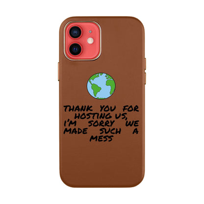 MESS-iPhone 12 Mini Leather Kılıf