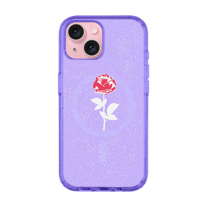 NATUREL ROSE-iPhone 15 Plus Shiny Kılıf MagSafe Özellikli