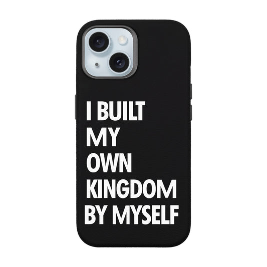 KINGDOM-iPhone 15 Leather Premium Kılıf MagSafe Özellikli