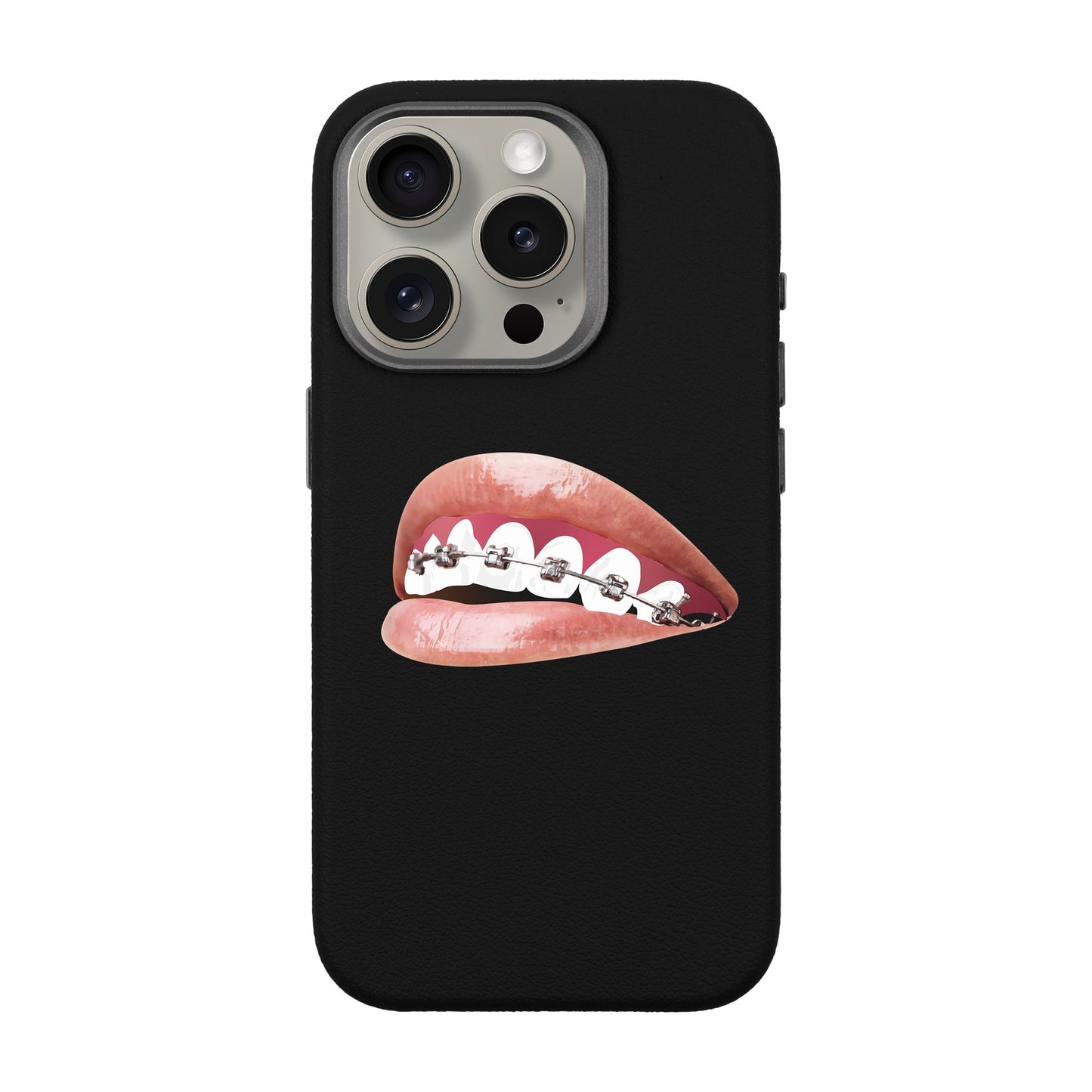 ORTHODONTIST-iPhone 15 Pro Leather Premium Kılıf MagSafe Özellikli