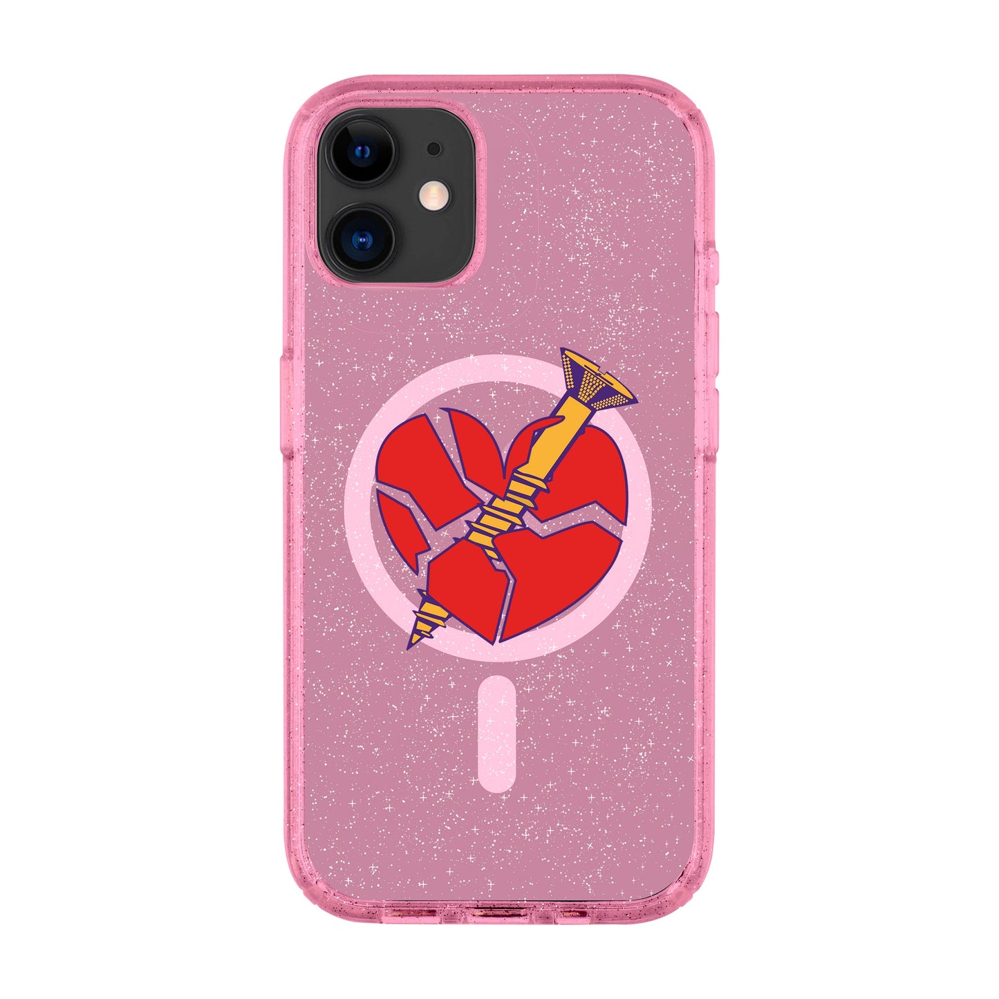 BROKEN HEART-iPhone 11 Shiny Kılıf MagSafe Özellikli