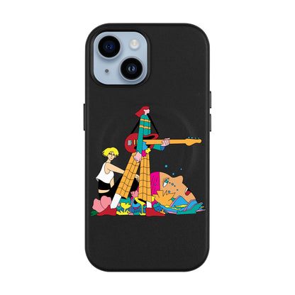 HER BAND-Leather Kılıf MagSafe Özellikli - iPhone 13