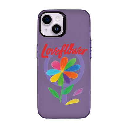 LOVE FLOWER-iPhone 14 Hold Kılıf MagSafe Özellikli