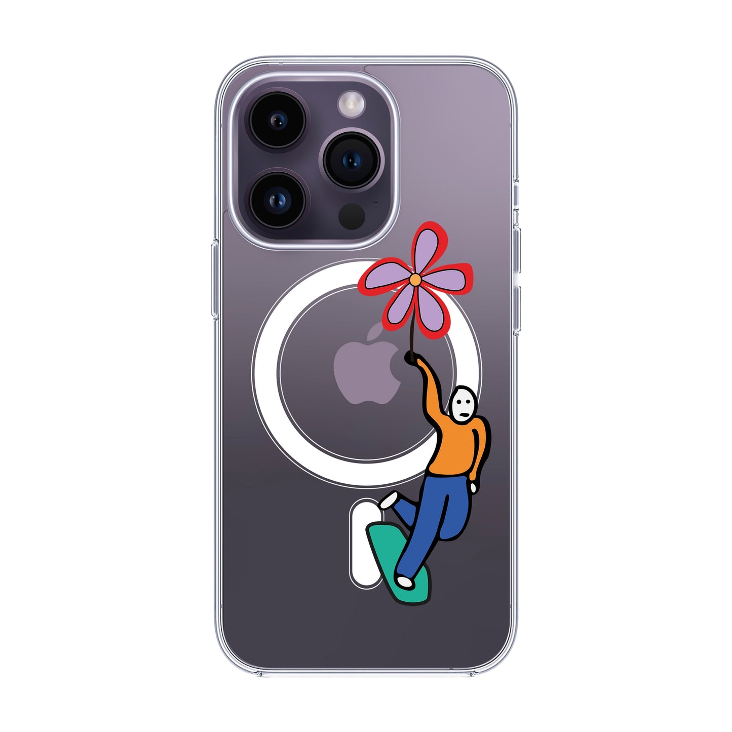 SKATEBOARDER-Solid Kılıf MagSafe Özellikli - iPhone 14 Pro