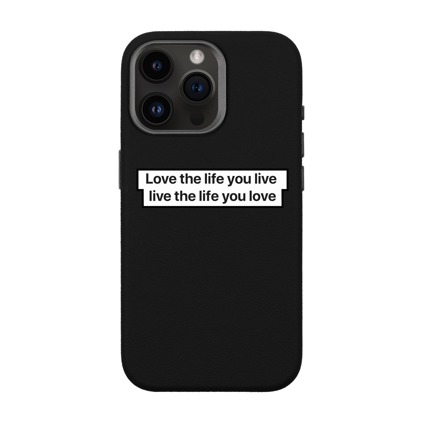 LOVE THE LIFE-iPhone 14 Pro Max Leather Premium Kılıf MagSafe Özellikli