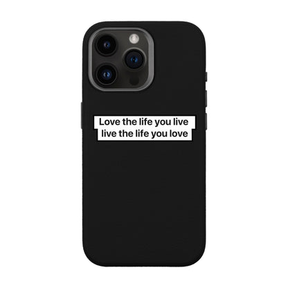 LOVE THE LIFE-iPhone 14 Pro Max Leather Premium Kılıf MagSafe Özellikli