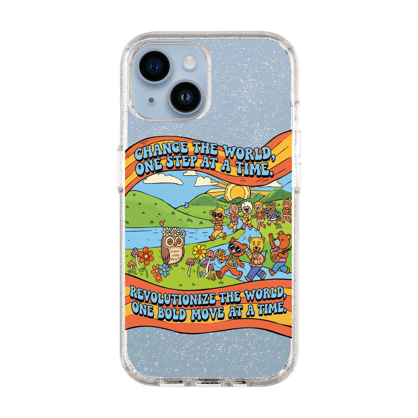 CHANGE THE WORLD-Shiny Kılıf MagSafe Özellikli - iPhone 14