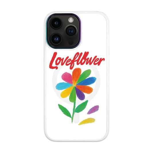 LOVE FLOWER-iPhone 12 Pro Max Vigor Kılıf MagSafe Özellikli