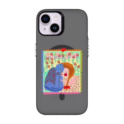 KEDİ POSTA PULU-Hold Kılıf MagSafe Özellikli - iPhone 13